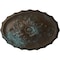 Ekena Millwork Oxford Ceiling Medallion, Hand-Painted Bronze Blue Patina, 16 7/8"W x 11 3/4"H x 1 1/2"P CM16OXBBS - alternate 1